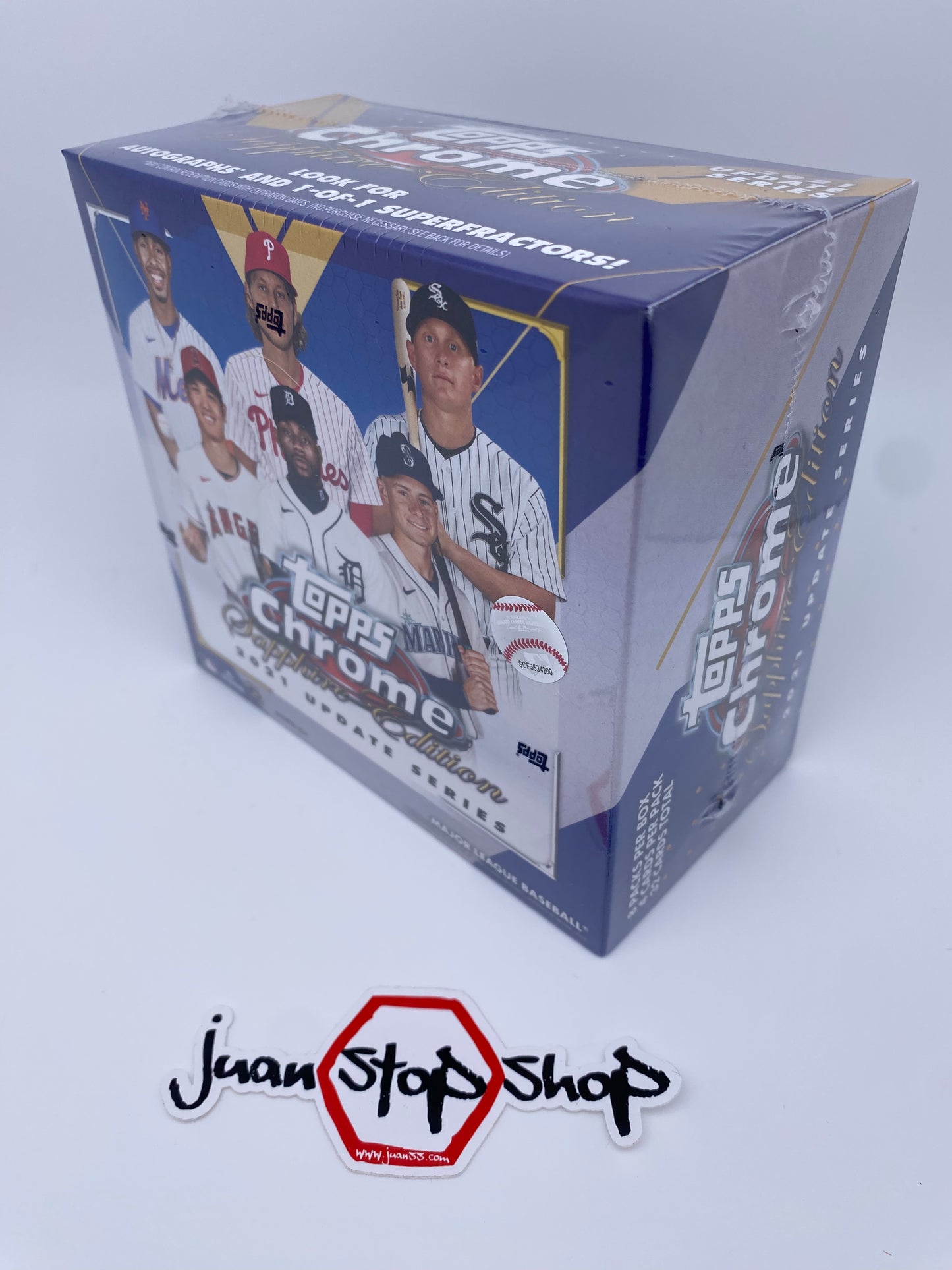 2021 Topps Chrome Update Sapphire Edition Baseball Hobby Box