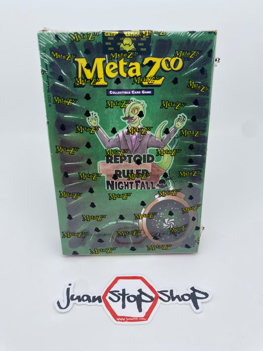 MetaZoo Reptoid Ruler Nightfall 1st Edition Theme Deck Sealed