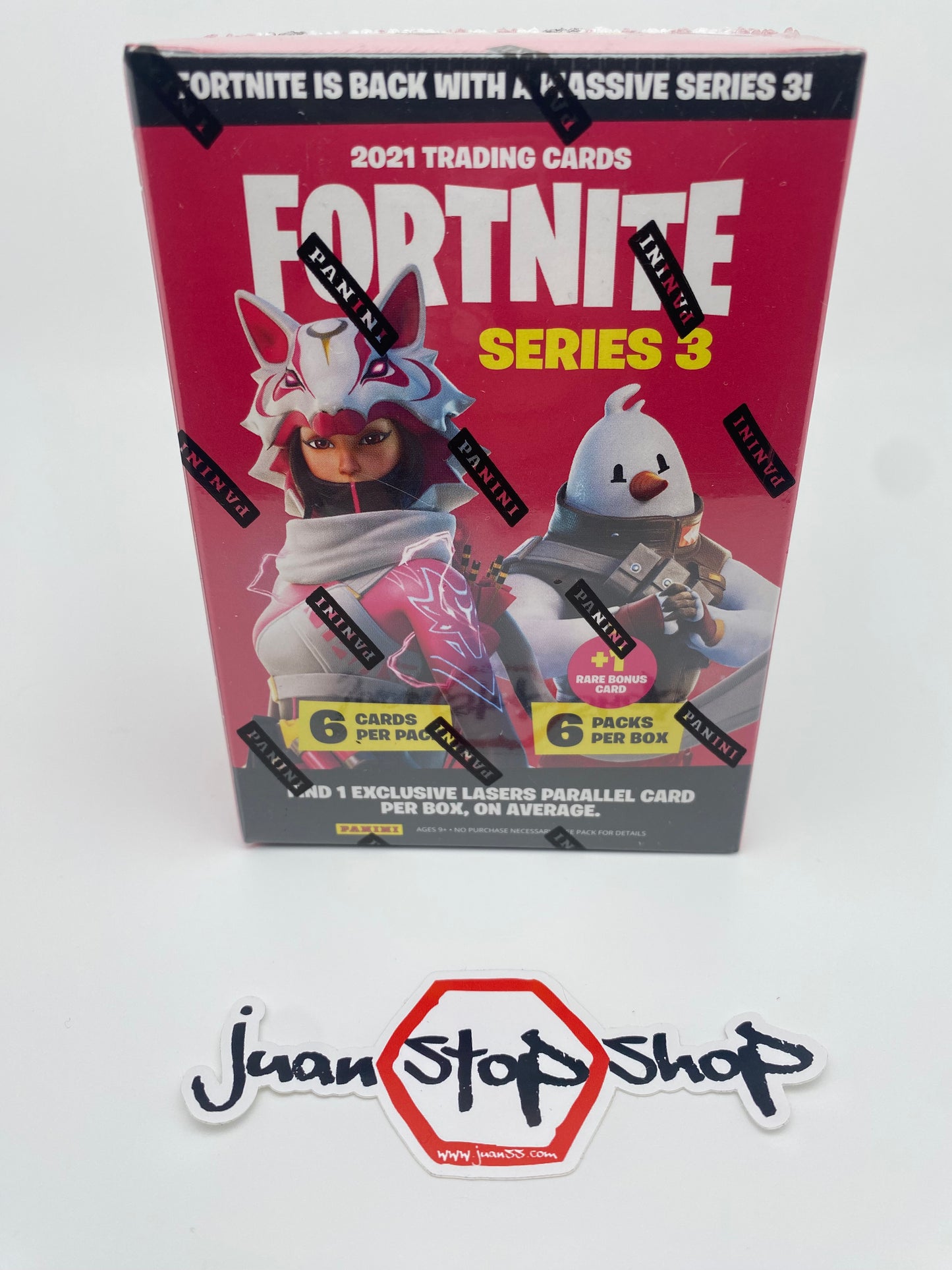 NEW 2021 Panini Fortnite Game Series 3 Trading Card BLASTER Box 6-Pack SEALED