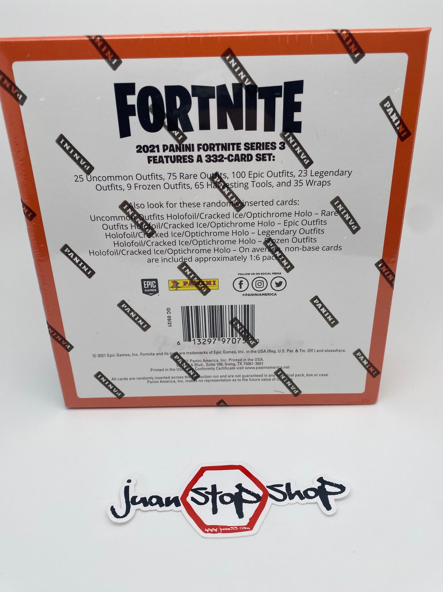 2021 Panini Fortnite Series 3 Mega Box 12-pack Cracked Ice - BRAND NEW SEALED