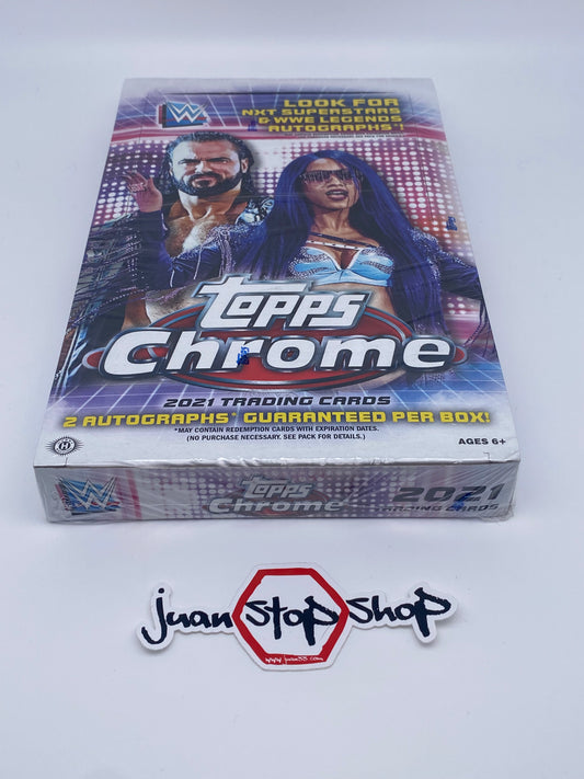 2021 Topps Chrome WWE Hobby Box