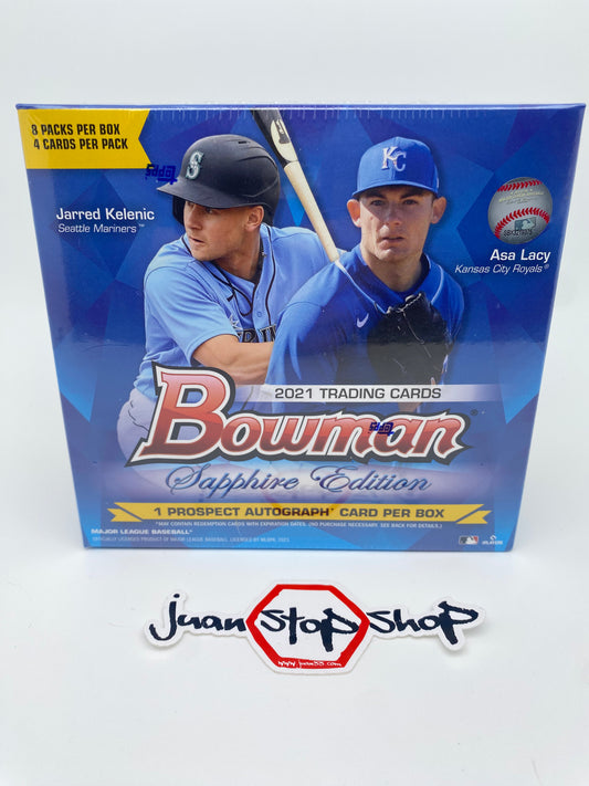 2021 Bowman Baseball Sapphire Edition Hobby Box