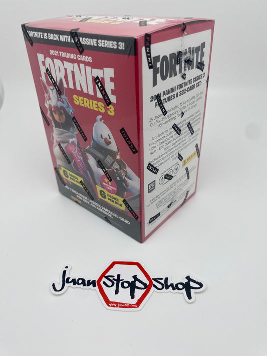 NEW 2021 Panini Fortnite Game Series 3 Trading Card BLASTER Box 6-Pack SEALED
