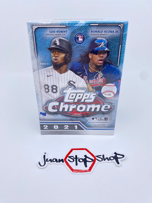 2021 Topps Chrome Baseball Blaster Box