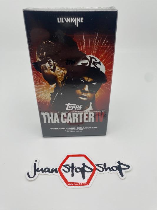 2021 Topps X Lil Wayne THA CARTER IV Hip Hop Card UNOPENED Pack BOX Sealed NEW