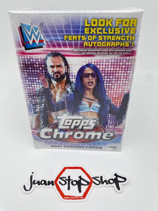 2021 Topps WWE Chrome Wrestling Blaster Box