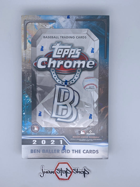 2021 Topps Chrome Baseball Ben Baller Edition Hobby Box