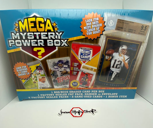 2021 NFL Meijer Mega Mystery Power Box Sealed. 1 graded  BGS / BCCG per box.