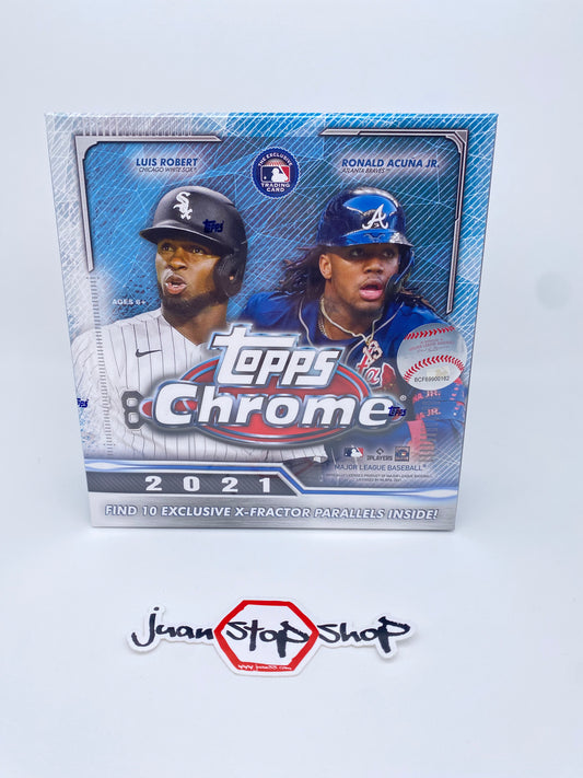 2021 Topps Chrome Baseball Mega Box