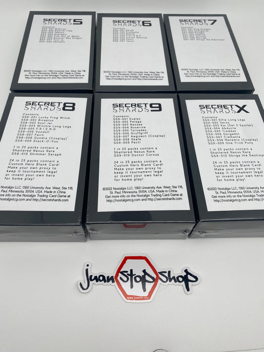 Nostalgix TCG - Secret Shards 5-X - NEW/SEALED! 6 Total Boxes