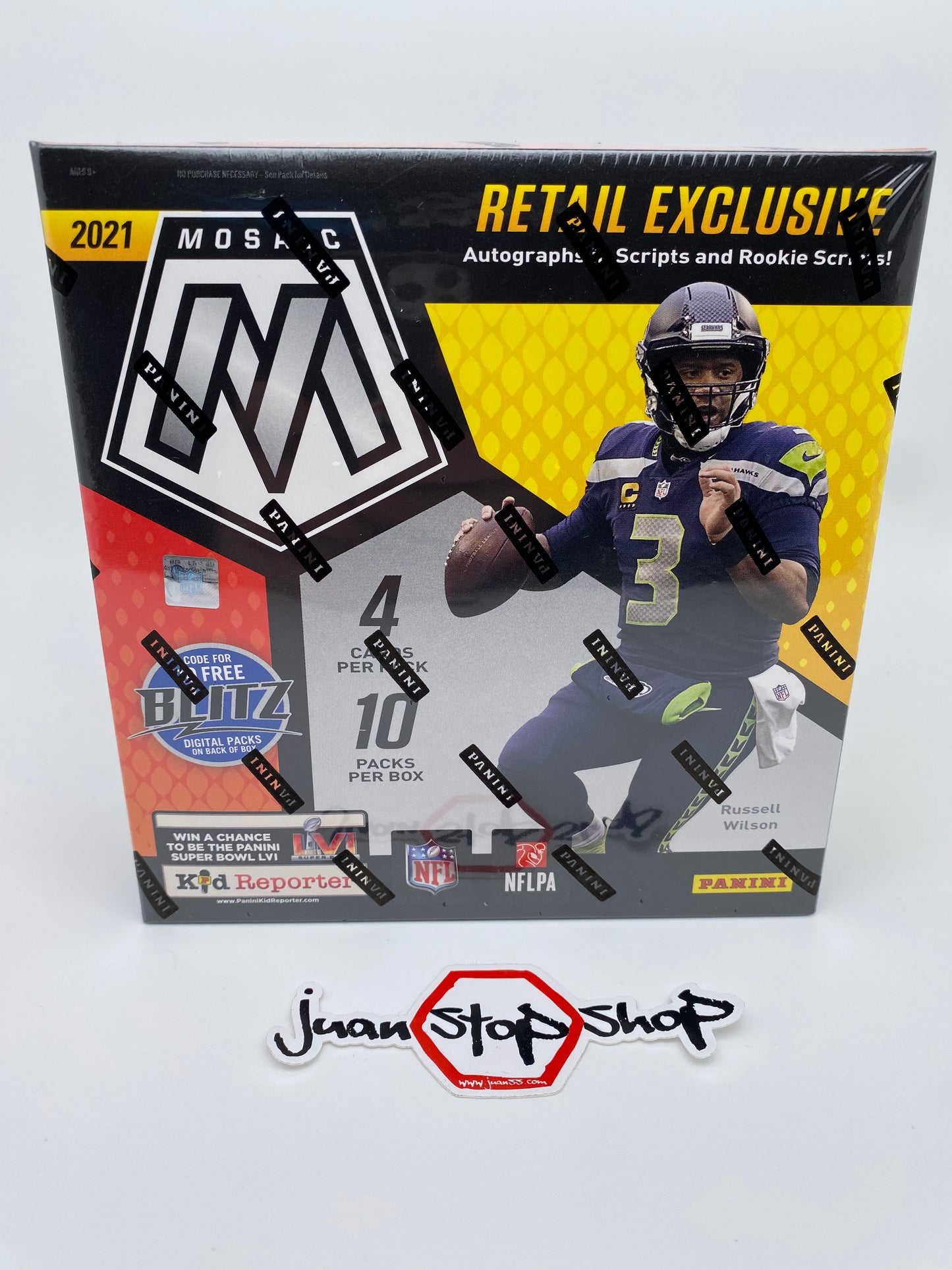 2021 Panini Mosaic Football Mega Box Fanatics Exclusive